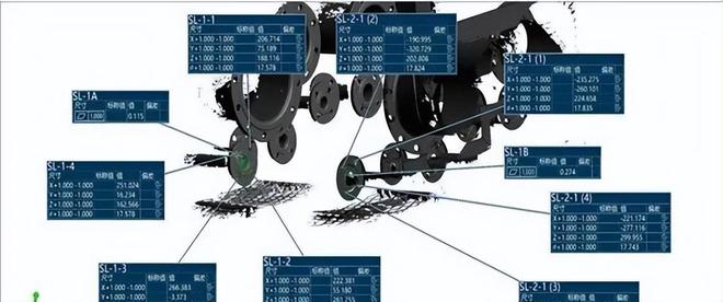 kaiyun船舶法兰盘法兰管件3D扫描尺寸测量三维扫描检测CAV测量-CASAIM(图5)